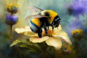 How to Paint a Bumblebee?