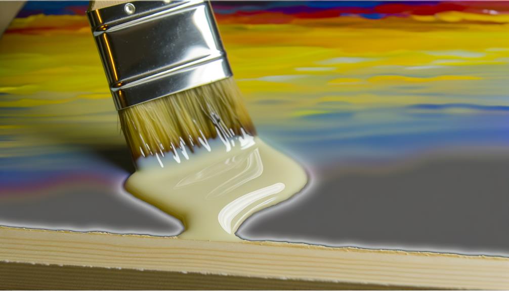 improved durability of acrylic paint